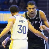 Wembanyama a réussi son dernier test, face aux Warriors de Curry KEYSTONE/AP/Jeff Chiu